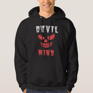 Unik mind Hoodie Djävulen - Edgy grafik