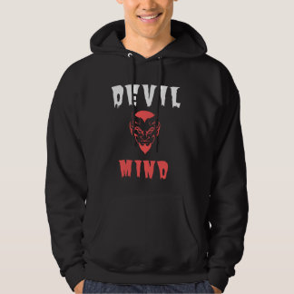 Unik mind Hoodie Djävulen - Edgy grafik