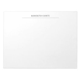 Unik modern enkel minimalistisk anteckningsblock