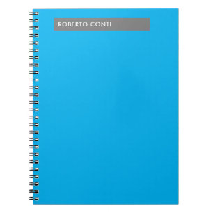 Unik Modern Enkel Minimalistisk Namn Anteckningsbok