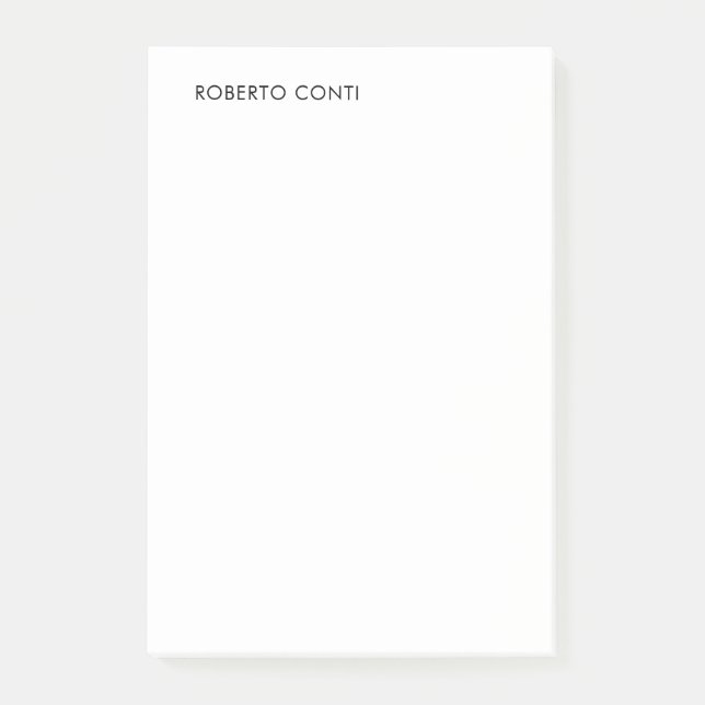 Unik modern enkel minimalistisk post-it block (Framsida)