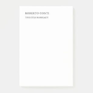 Unik modern enkel minimalistisk post-it block