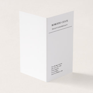 Unik modern enkel minimalistisk visitkort