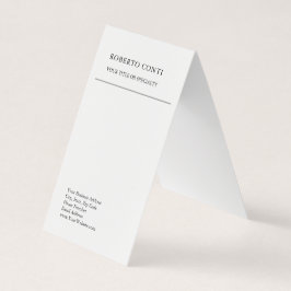 Unik modern enkel minimalistisk visitkort