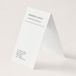 Unik modern enkel minimalistisk visitkort