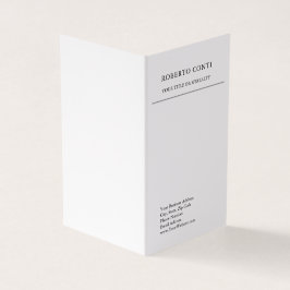 Unik modern enkel minimalistisk visitkort