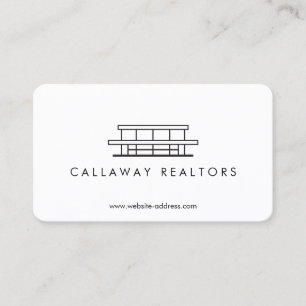 Unik Modern Home Logotyp II Real Gods Visitkort