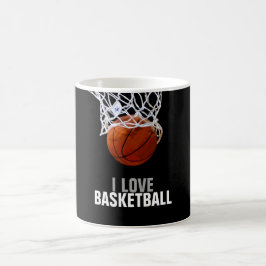 Unik Modern I Kärlek-basketboll Kaffemugg