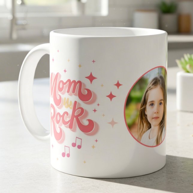 Unik Modern Mamma Personlig Foto Kaffemugg (Skapare uppladdad)