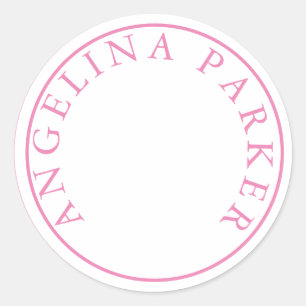 Unik modern minimalist enkel runt klistermärke