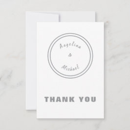 Unik Modern Minimalist Enkel Tack Kort