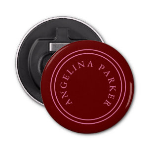 Unik, modern, minimalistisk plan flasköppnare