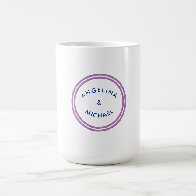 Unik, modern, minimalistisk plan kaffemugg (Center)