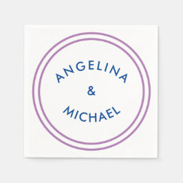 Unik, modern, minimalistisk plan pappersservett