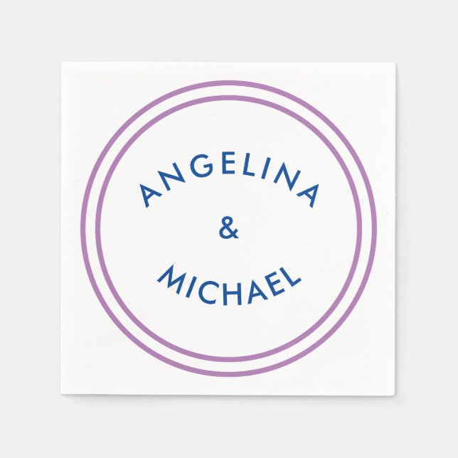 Unik, modern, minimalistisk plan pappersservett (Framsidan)