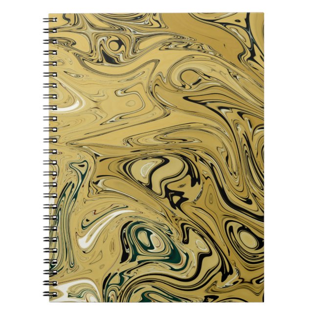 Unik modern Mönster-bärbar dator Anteckningsbok Med Spiral (Framsidan)