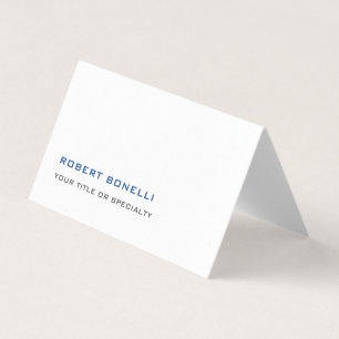 Unik, modern, Premium Pearl-minimalistisk Visitkort