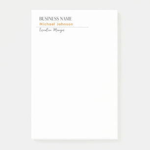 Unik, modern professionell-minimalistisk profil post-it block