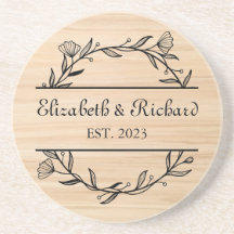 Unik Modern Rustik Anpassningsbar par Bröllop-datu