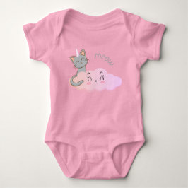 unik moln mjau baby bodysuits t shirt