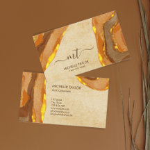 Unik Monogram-Abstrakt Boho Terracotta Guld