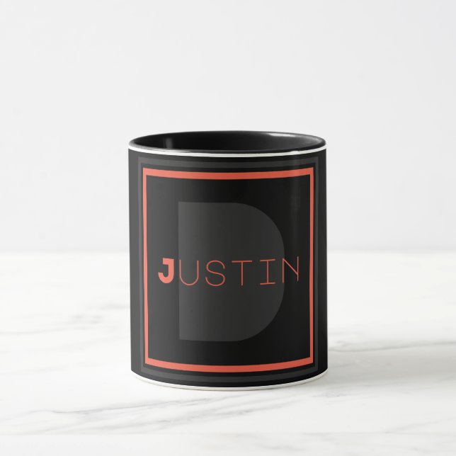 Unik monogram mugg (Center)