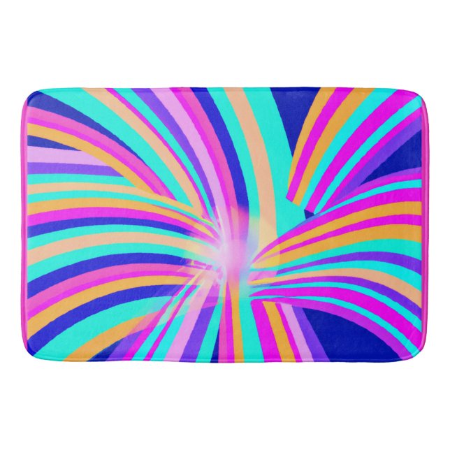 Unik Mönster Art-design Badrumsmatta (Framsidan)