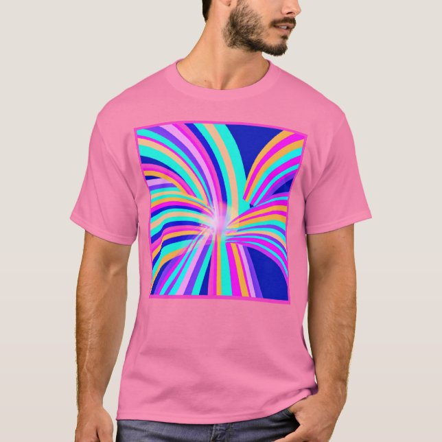 Unik Mönster Art-design T Shirt (Framsida)