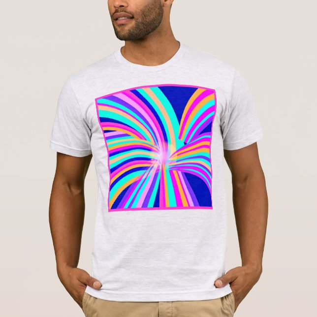 Unik Mönster Art-design T Shirt (Framsida)