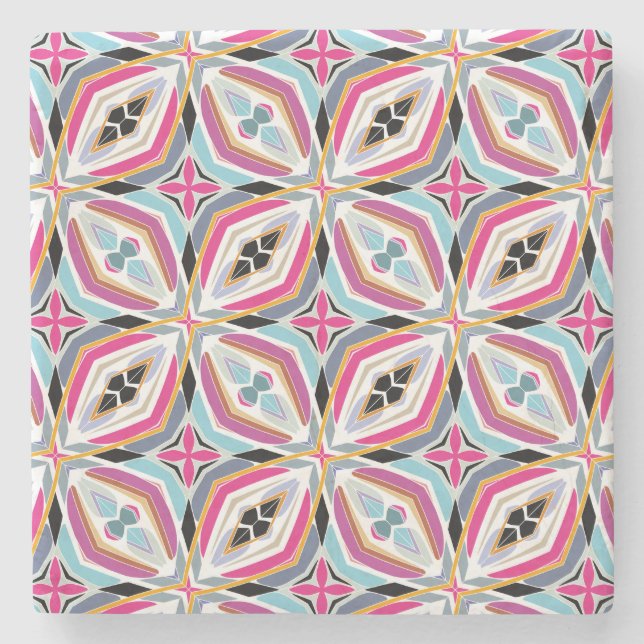 Unik Mönster-design Underlägg Sten (Framsidan)