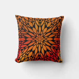 Unik Mönster för ljussken Snyggt Orange Kudde