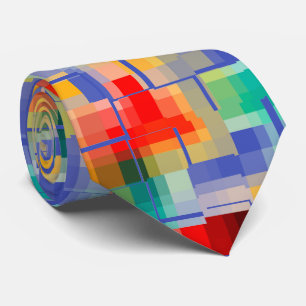 Unik Mönster med flera färger Slips