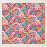 Unik Mönster Scarf Colorful Poinsettia Sjal<br><div class="desc">Bekvämt designad med originalfärgad poinsettikonst av Victoria Grigaliunas. Kan användas som en själ eller en sjal. Unika ärrpresentidéer för kvinnor. Om du vill se mer nyskapande trender i scarf mode går du till www.zazzle.com/dotellabelle Unik konst och design av Victoria Grigaliunas från Do Berätta A Belle.</div>