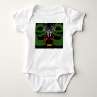 Unik mörk konst monster baby overall t shirt