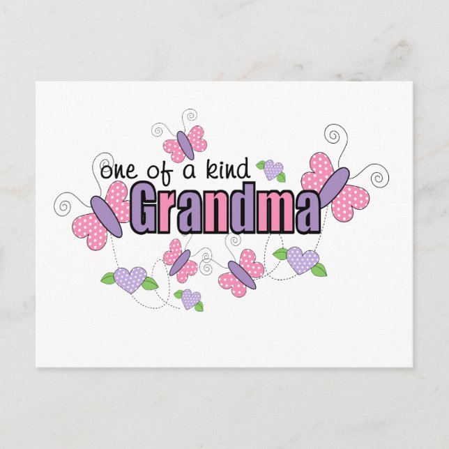 Unik Mormor Vykort (Framsida)