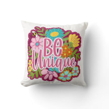 Unik motiverande blommig design
