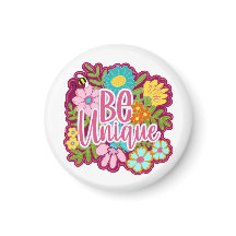 Unik motiverande blommig design