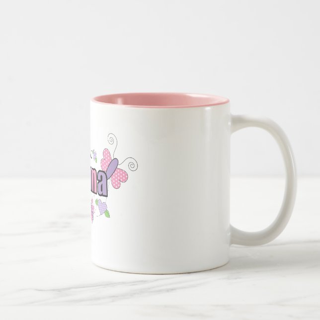 Unik Nonna Två-Tonad Mugg (Höger)