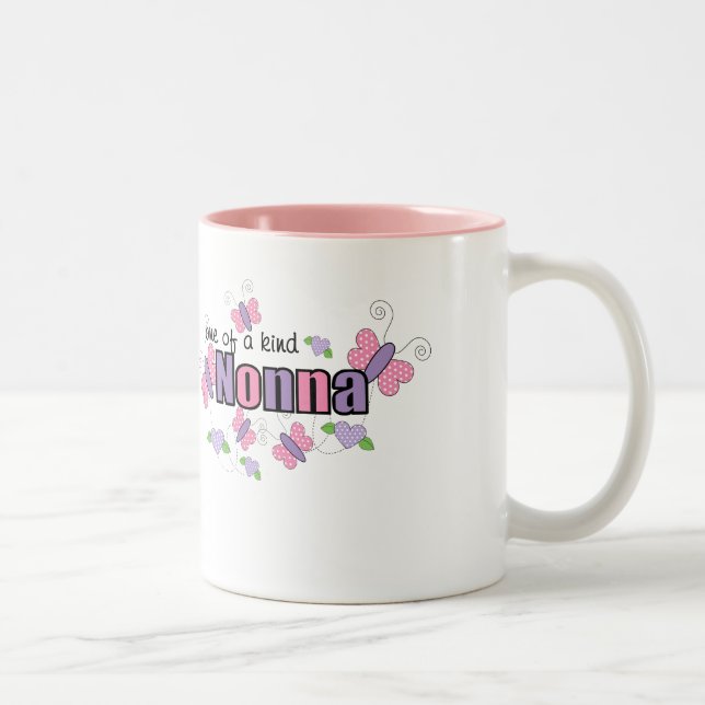 Unik Nonna Två-Tonad Mugg (Höger)