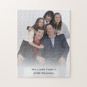 Unik Novelty för familjerättsfoto i Namn Pussel