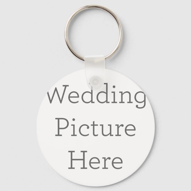 Unik nyckelkedja för Bröllop-bilder Nyckelring (Framsida)