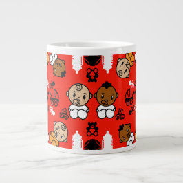 Unik Nyfödd bebis-gåva från Orange Jumbo Mugg