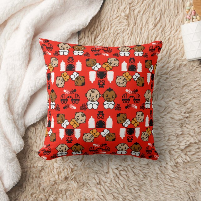 Unik Nyfödd bebis-gåva från Orange Kudde (Filt)