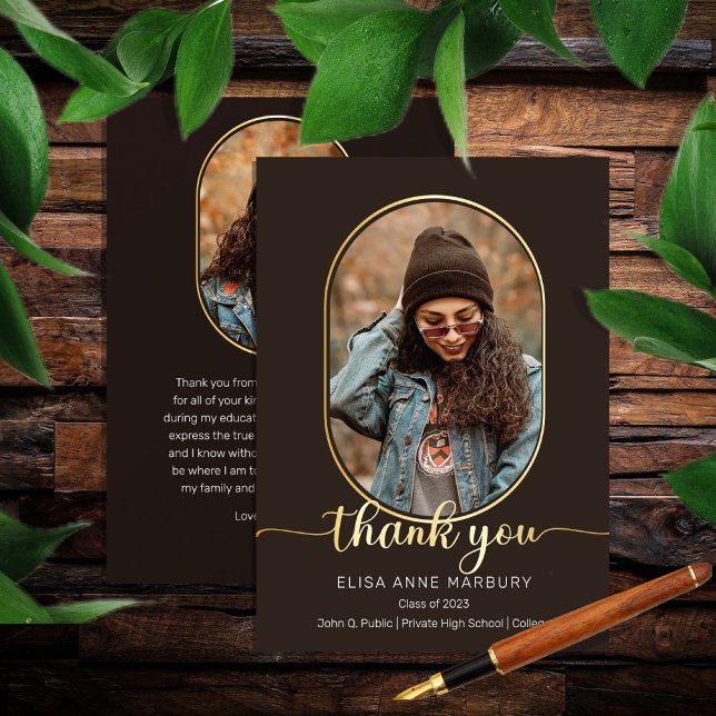 Unik Oblong 2 Photo Collage Studenten Tack (Skapare uppladdad)