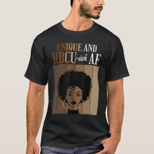 Unik och HBCU-ish AF-historiskt svart kollegerar A T Shirt
