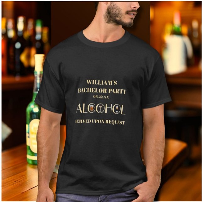 Unik Öl Vin Martini Sventrupp T-shirt (Skapare uppladdad)