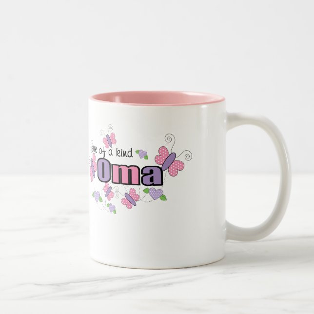 Unik Oma Två-Tonad Mugg (Höger)