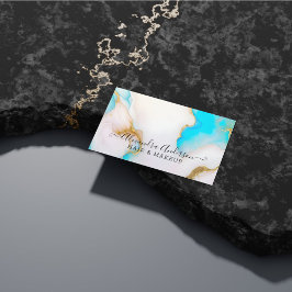 Unik Opal Guld-information Visitkort
