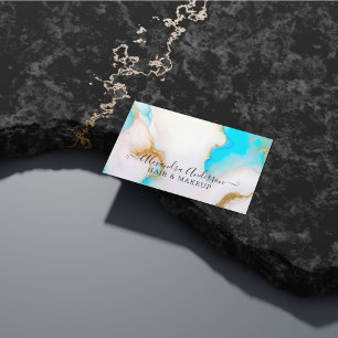 Unik Opal Guld-information Visitkort