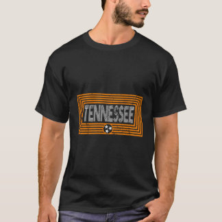 Unik orange Vita Tennessee Statlig flagga Design T Shirt